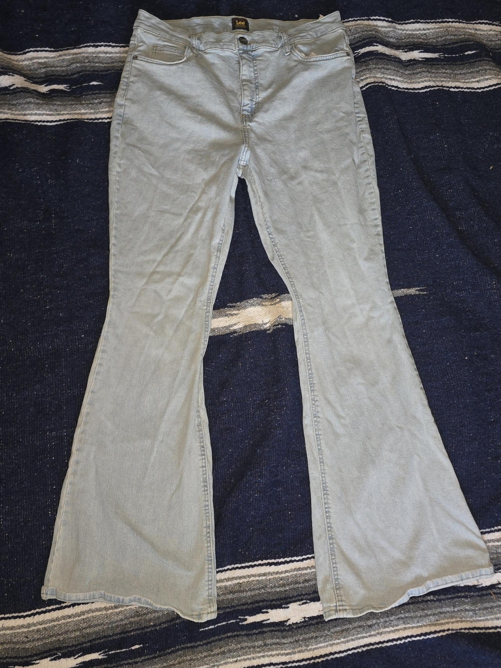 Lee Women's Light Blue Flare Jeans